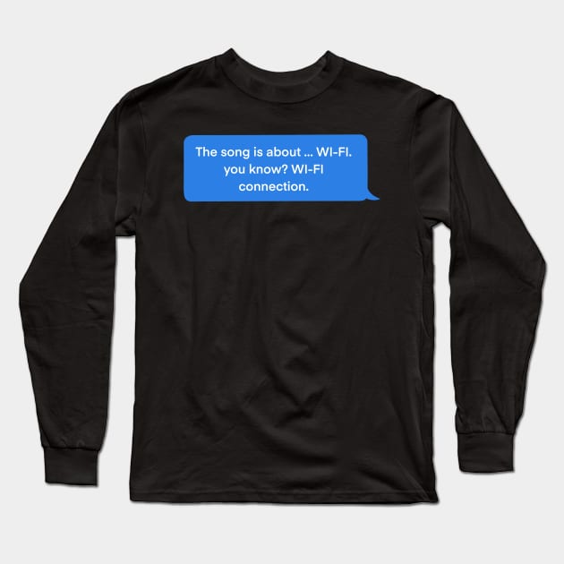Bang Chan Connected speech bubble Long Sleeve T-Shirt by thevampywolf